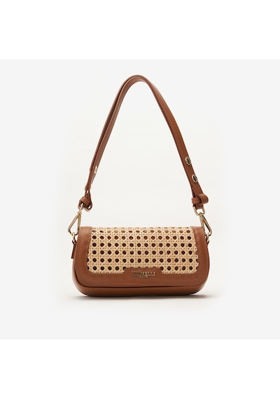 Omuz Çantası Kadın Barbie Bag Piumelli Milano L128 Tobacco Acı Kahverengi