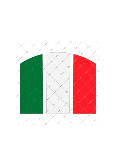 Bay Etiket Rfhlm17 Reflektif Italya Bayragi