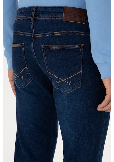U.S. Polo Assn. Erkek Koyu Mavi Slim Fit Jean Pantolon 50316554-DN0023 U.S. Polo Assn. Erkek Koyu Mavi Slim Fit Jean Pantolon 50316554-DN0023