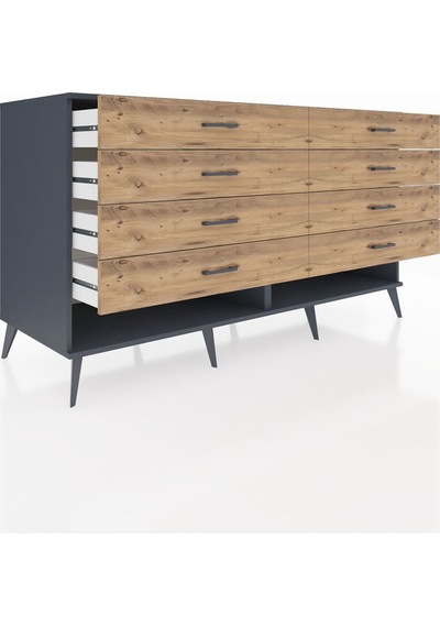 Kronos Konsol 8 Çekmeceli 176x59x99 Antrasit-antrasit/çam Antrasit-antrasit/çam Kronos Konsol 8 Çekmeceli 176x59x99 Antrasit-antrasit/çam Antrasit-antrasit/çam