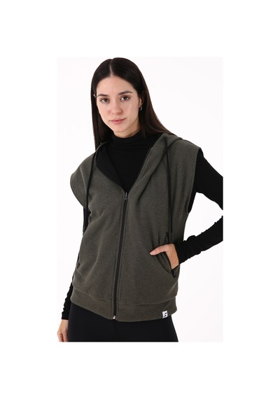 Scorp Impact Reversible Kadın Çift Taraflı Yelek Haki Standart Çok Renkli