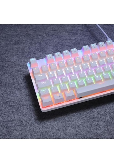 Everest Kb-mekanik 1 Lumos Usb Rainbow Aydınlatmalı Full Anti-ghosting Mekanik Gaming Oyuncu Klavye Beyaz Red Switch