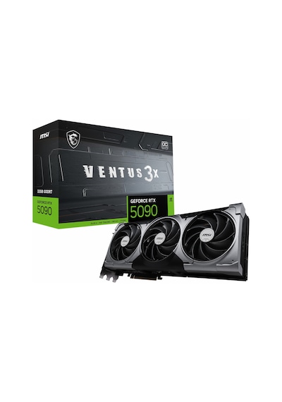 MSI GeForce RTX 5090 VENTUS 3X OC 32 GB GDDR7 512Bit DLSS 4 Ekran Kartı