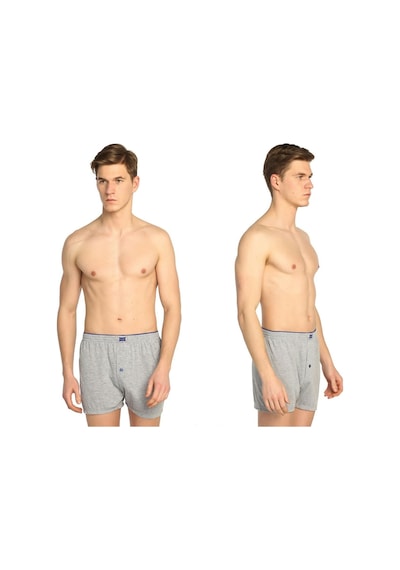 Tutku Erkek Siyah 6'Lı Düğmeli Penye Boxer 0117 001