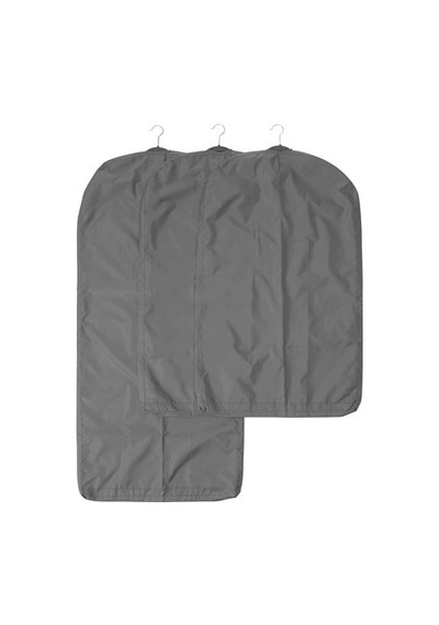 Ikea Skubb Elbise Kılıfı, Koyu Gri, 3 Parça