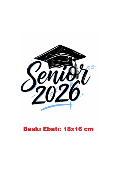 Üniversite Kolej Yazı Temalı Ütü İle Yapışan Tekstil Kumaş Tişört Dtf Baskı 3489