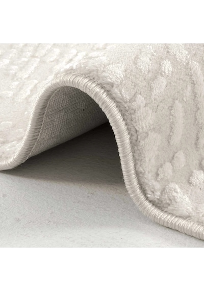 Hoom Rugs Akik 8608 Krem Modern Makine Halısı Krem