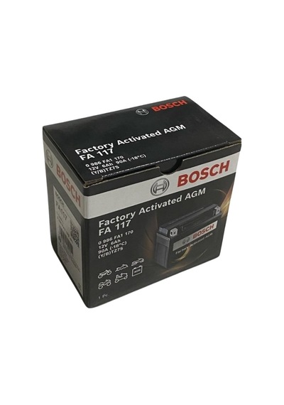 Bosch Fa117 Ytz7s-bs 12v 6 Ah Bakımsız Motosiklet Aküsü