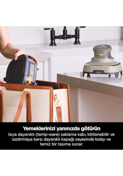 Ninja Crispi 4-In-1 Taşınabilir Cam Hazneli Pişirme Sistemi