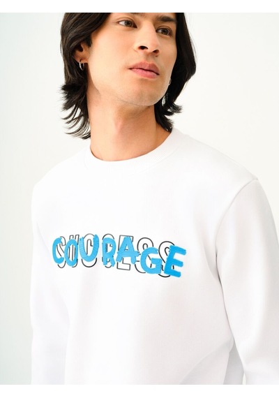 LOFT Regular Fit Erkek Sweatshirt Lf2037307 Q1.v1 Beyaz