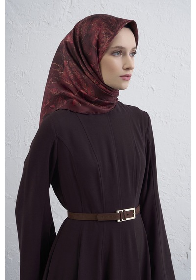 Armine Sura İpek Eşarp -2025/2026 -9409 Antrasit