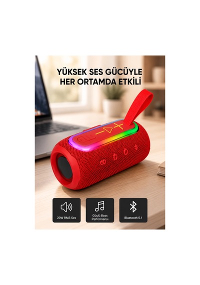 Mi Taşınabilir Bluetooth Hoparlör Kompakt Tasarım Ve Güçlü Ses