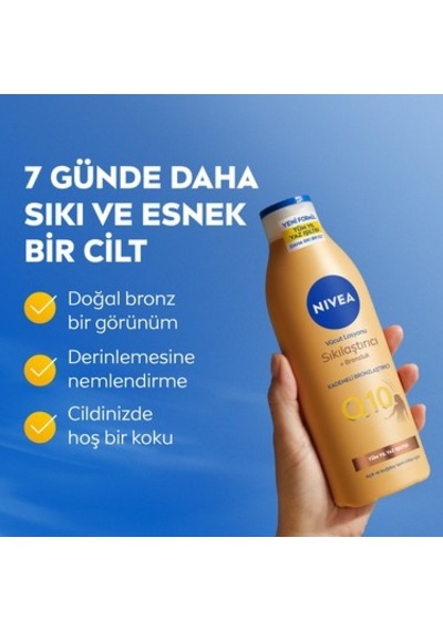 Güneşsiz Bronzlaştırıcı Vücut Losyonu 250ml, 7 Günde Etki