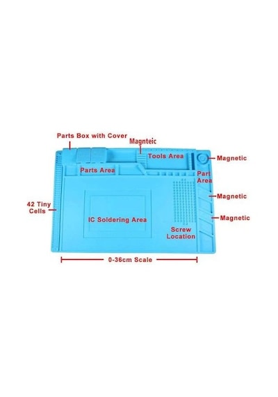 S-160 Isıya Dayanıklı Silikon Ped Tamir Pad S160 Mıknatıslı