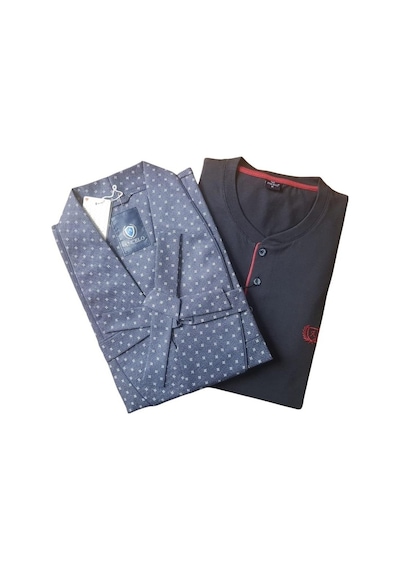 Kly Ancelo Pamuk Pijama Takım Ve Robdöşambr 3 Lü Damat Çeyiz Set