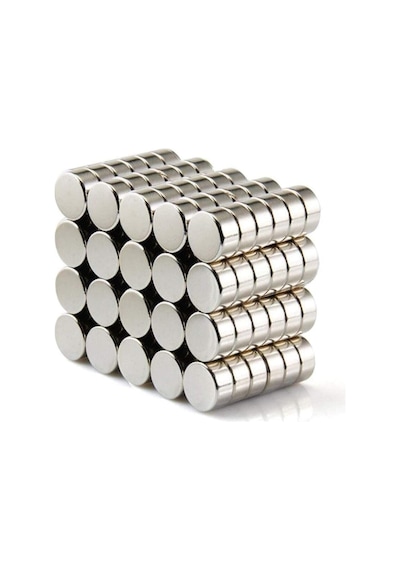 Dünya Magnet 10 Adet 6mm X 2mm Yuvarlak Güçlü Neodyum Mıknatıs Magnet