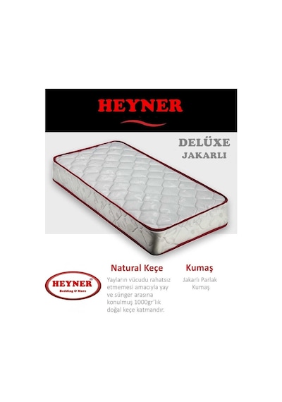 Uzunbebe 110X200 Heyner Delüxe Soft Ortopedik Yaylı Yatak