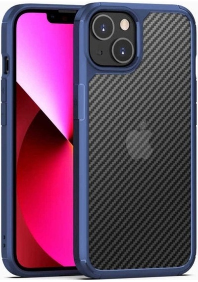 Apple Uyumlu iPhone 13 Mini Kılıf Zore İnoks Kapak Mavi