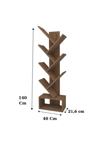 Enda Home X Çalışma Odası Seti Çalışma Masası Kitaplık Komodin Çalışma Masası Seti Atlantik Çam
