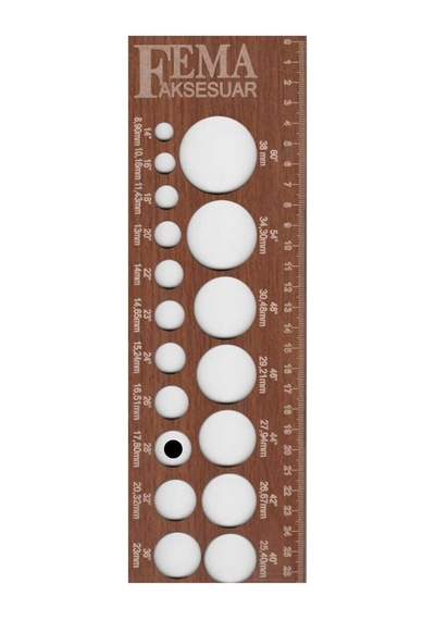 Metalize Düğme Takım Büyük-12 1,8 Cm Adet Küçük-6 Adet 1,3 Cm - 692486813