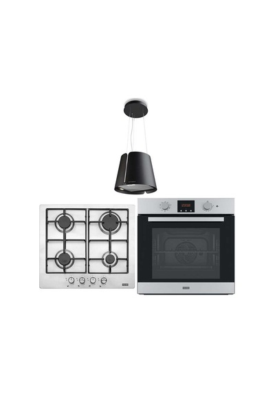 Franke FSL 86 H XS - FHNL 604 XS - Faber Beat Bk Siyah-inox Ankastre Set