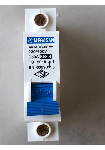 Megasan Mgs-63 C 50a 0tomatik Sigorta
