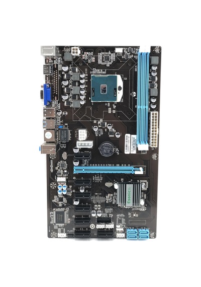 Esonic Gladiators Combo Intel Celeron Işlemcili HM65 8 PCI 1600 MHz DDR3 Soket 988 ATX Mining Anakart