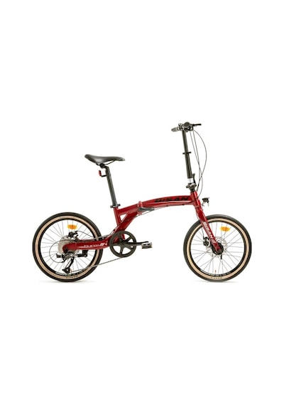 Bisan Fx3700 9 Vites Katlanır Bisiklet Bordo Siyah Bordo