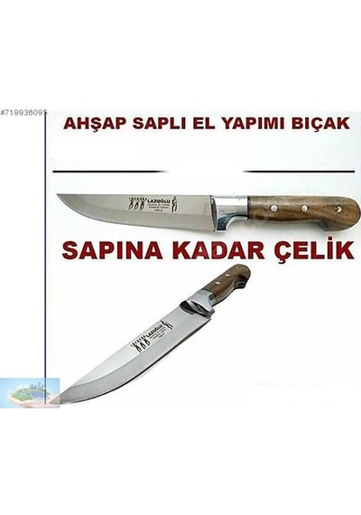 Sürmene Kochler Dövme Kasap Kesim Bıçağı 30 CM Siyah
