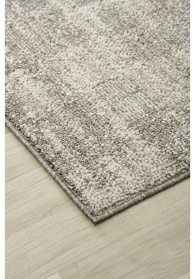 Mariesse Home Wool Serisi Bukleli Yumuşak Dokulu İskandinav Dokuma Halı 1085-gri