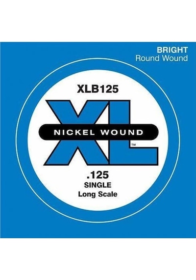 D'addario Xlb125 Tek Bas Gitar Teli 125
