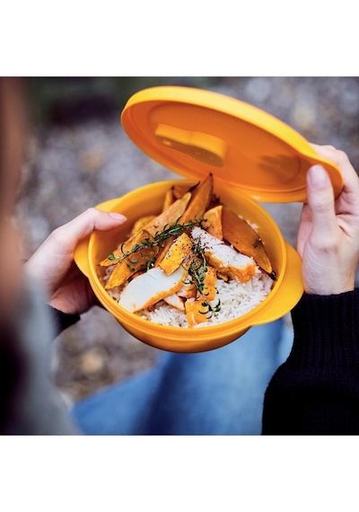 Tupperware Micro Orta Oval Kap 3lü Sty Mavi