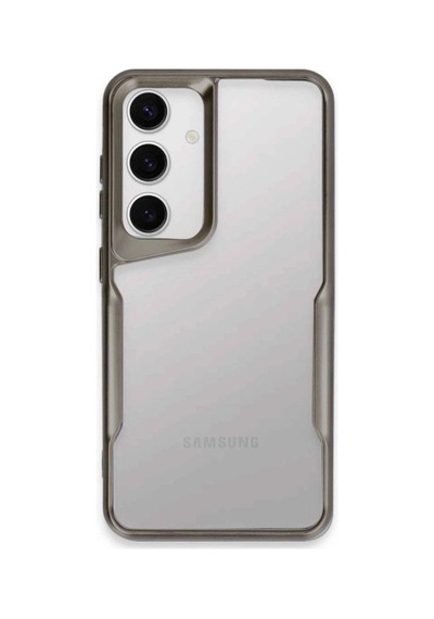 Samsung Galaxy A35 5g Kılıf Boyi Silikon Kapak - Titan Gri