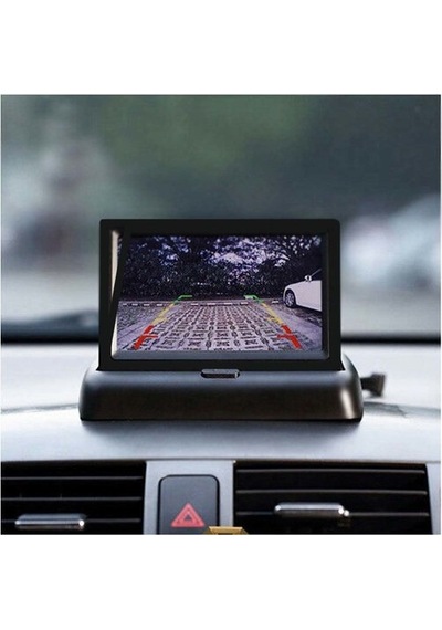 Gpr Geri Görüş Monitörü 4.3" Katlanabilir Ekran Kamera