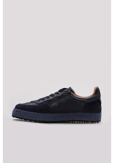 FAST STEP Hakiki Deri Erkek Casual Ayakkabı 723ma118 Lacivert