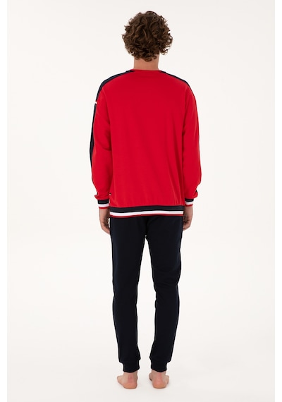 U.s. Polo Assn. Erkek Kırmızı Pijama Takım 50318592-vr030 Kırmızı