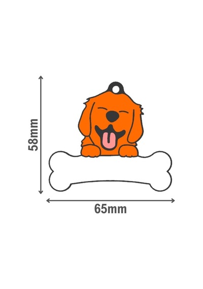 Majo İsimlik Golden 58mmx65mm