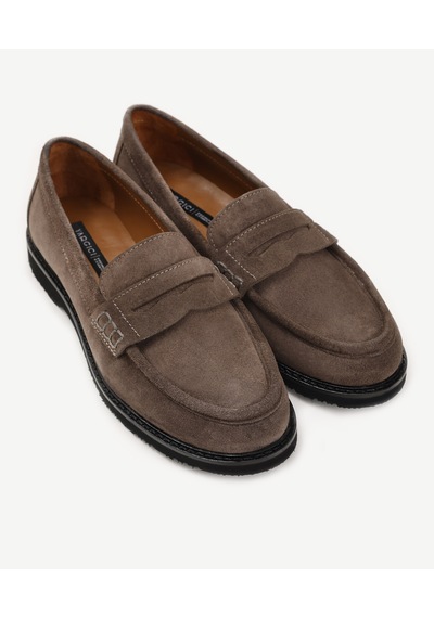 Yargıcı Düz Deri Loafer 25ykay4102p 025 VIZON