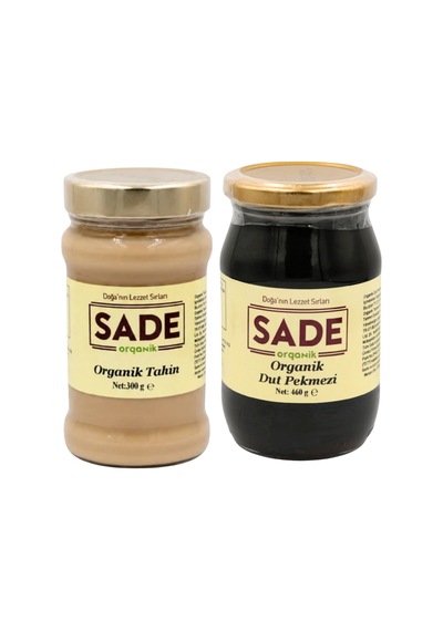 Sade Organik Tahin & Dut Pekmezi Paketi