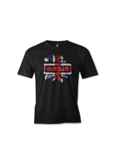 Oasis Logo Siyah Erkek Tshirt
