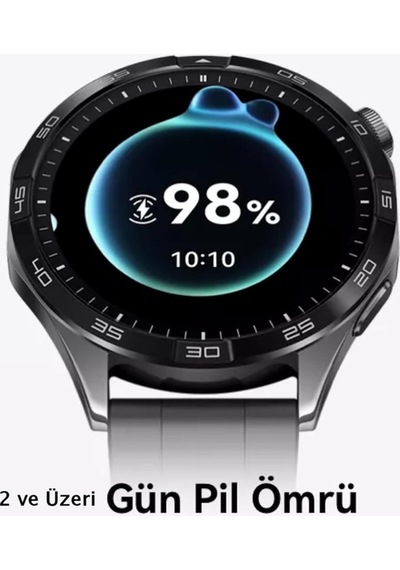 Klasik Spor Akıllı Saat Android İos Uyumlu 466pxl Amoled Ekran Arama Ve Tüm Sosyal Medya Bildirimi