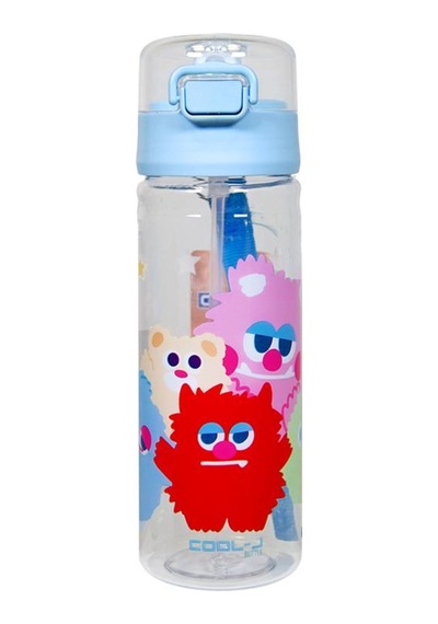 Xoxo Pipetli Mavi Plastik Matara 500 Ml K7592
