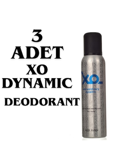 Xo Dynamic Erkek Sprey Deodorant 3 x 150 ML