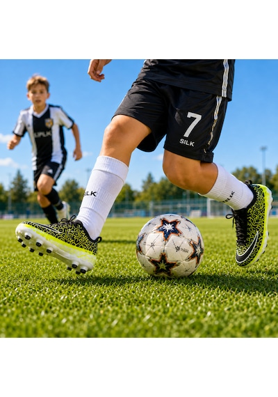 Çocuk Futbol Kramponu 31-35 Numara Sarı