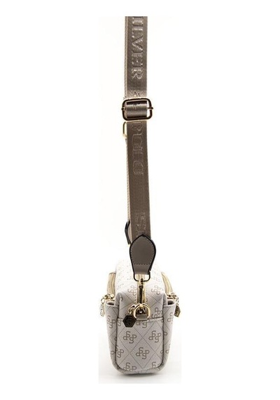 Silver Polo Sp1142 Kadın Çapraz Çanta Monogram Bej-kum