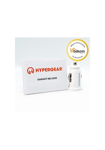 Hypergear 2.1A 2X Hızlı Araç Şarj Aleti Set Micro Kablo Beyaz