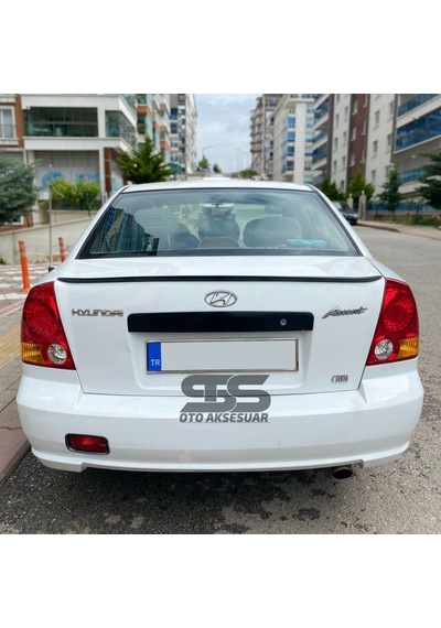 Hyundai Accent Admira Milenyum Bagaj Üstü Spoiler Piano Black Bagaj Üstü Spoyler