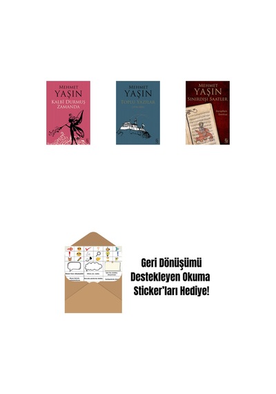 Kalbi Durmuş Zamanda + Toplu Yazılar + Sınırdışı Saatler + Okuma Sticker'ları
