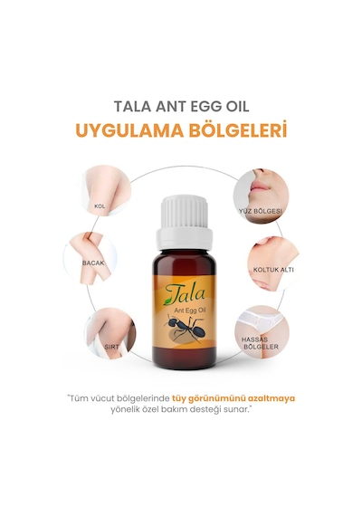 Tala Tüy Azaltıcı Dökücü ve İnceltici Karınca Yumurtası Yağı 20 ML