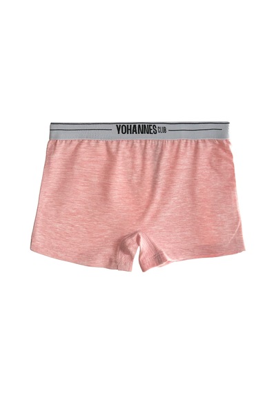 Yohannes Club, Kız Çocuk, Pamuklu Boyshort Boxer , 4'lü Paket, Karışık Renkli Çok Renkli